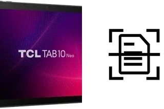 Dokument auf einem TCL Tab10 Neo scannen