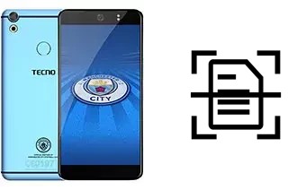 Dokument auf einem Tecno Camon CX Manchester City LE scannen