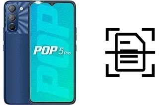 Dokument auf einem Tecno Pop 5 Pro scannen