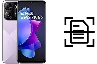 Dokument auf einem Tecno Spark Go 2023 scannen