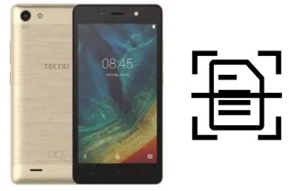 Dokument auf einem Tecno WX3 P scannen