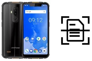 Dokument auf einem Ulefone Armor 5 scannen