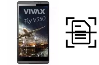 Dokument auf einem Vivax Fly V550 scannen