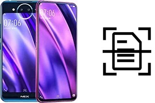 Dokument auf einem vivo NEX Dual Display scannen