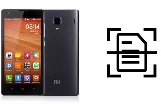 Dokument auf einem Xiaomi Redmi 1S scannen