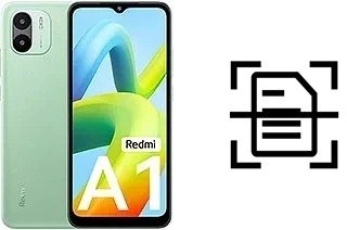 Dokument auf einem Xiaomi Redmi A1 scannen