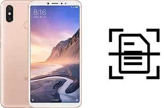 Dokument auf einem Xiaomi Mi Max 3 scannen