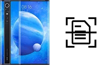 Dokument auf einem Xiaomi Mi Mix Alpha scannen