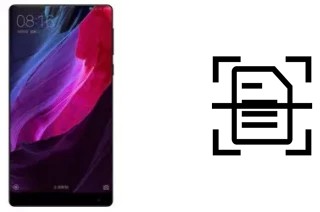 Dokument auf einem Xiaomi Mi MIX Exclusive Edition scannen