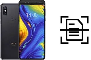 Dokument auf einem Xiaomi Mi Mix 3 5G scannen