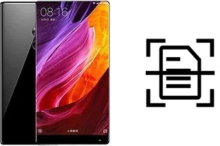 Dokument auf einem Xiaomi Mi Mix scannen