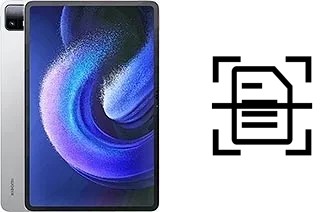 Dokument auf einem Xiaomi Pad 6 Max 14 scannen