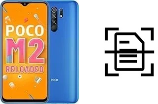 Dokument auf einem Xiaomi Poco M2 Reloaded scannen