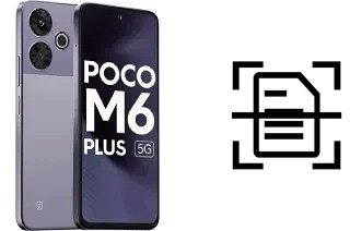 Dokument auf einem Xiaomi Poco M6 Plus scannen