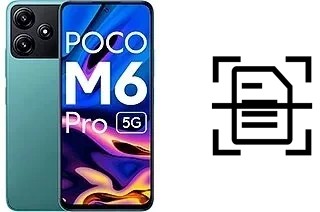 Dokument auf einem Xiaomi Poco M6 Pro scannen