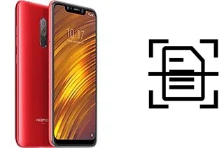 Dokument auf einem Xiaomi Pocophone F1 scannen