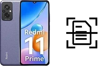 Dokument auf einem Xiaomi Redmi 11 Prime scannen