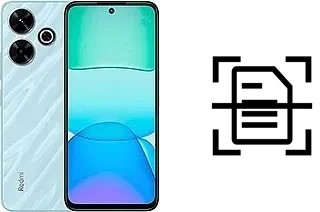 Dokument auf einem Xiaomi Redmi 13 scannen