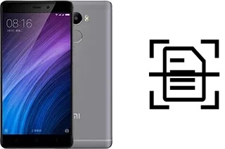 Dokument auf einem Xiaomi Redmi 4 (China) scannen