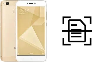 Dokument auf einem Xiaomi Redmi 4 SD435 scannen