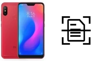 Dokument auf einem Xiaomi Redmi 6 Pro scannen