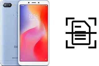 Dokument auf einem Xiaomi Redmi 6 scannen