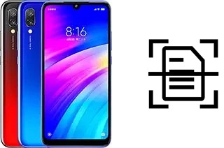 Dokument auf einem Xiaomi Redmi 7 scannen