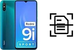 Dokument auf einem Xiaomi Redmi 9i Sport scannen