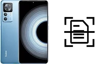 Dokument auf einem Xiaomi Redmi K50 Ultra scannen