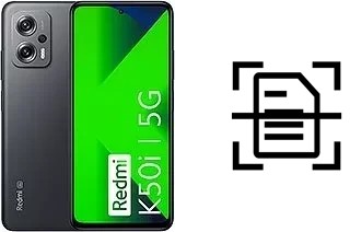 Dokument auf einem Xiaomi Redmi K50i scannen