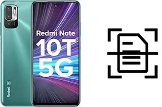 Dokument auf einem Xiaomi Redmi Note 10T 5G scannen