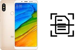 Dokument auf einem Xiaomi Redmi Note 5 AI Dual Camera scannen