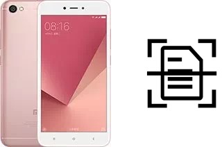 Dokument auf einem Xiaomi Redmi Y1 Lite scannen