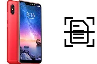 Dokument auf einem Xiaomi Redmi Note 6 Pro scannen