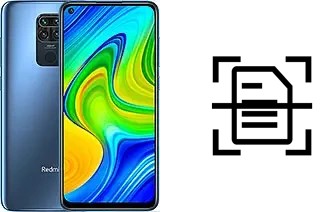 Dokument auf einem Xiaomi Redmi Note 9 scannen