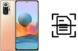 Dokument auf einem Xiaomi Redmi Note 10 Pro Max scannen