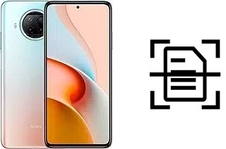 Dokument auf einem Xiaomi Redmi Note 9 Pro 5G scannen