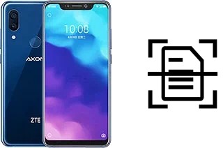 Dokument auf einem ZTE Axon 9 Pro scannen