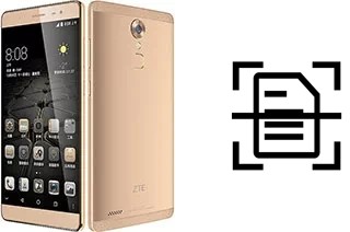 Dokument auf einem ZTE Axon Max scannen