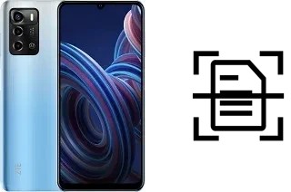 Dokument auf einem ZTE Blade A72 scannen