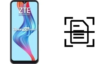 Dokument auf einem ZTE Blade V20 Smart scannen