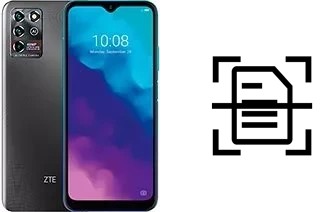 Dokument auf einem ZTE Blade V30 Vita scannen