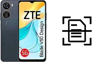 Dokument auf einem ZTE Blade V50 Design scannen