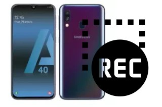 Bildschirmaufnahme Samsung Galaxy A40s