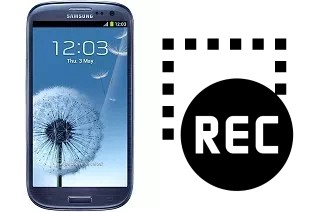 Bildschirmaufnahme Samsung I9300 Galaxy S III