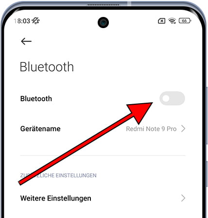 Aktivieren Sie Bluetooth auf Xiaomi