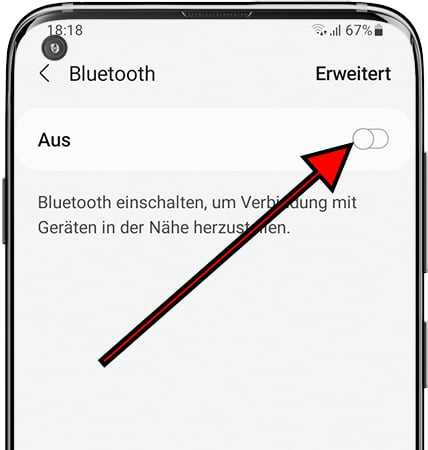 Aktivieren Sie Bluetooth auf Samsung Galaxy