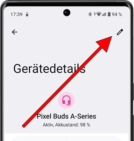 Ändern des Bluetooth-Gerätenamens auf Android