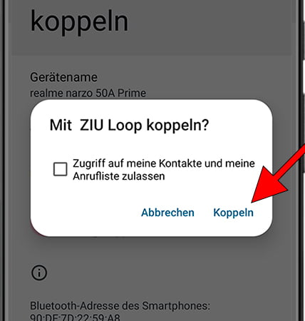 Bluetooth-Gerät auf Android koppeln