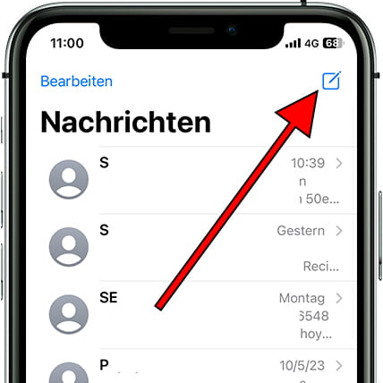 Verfassen Sie iOS-Nachrichten